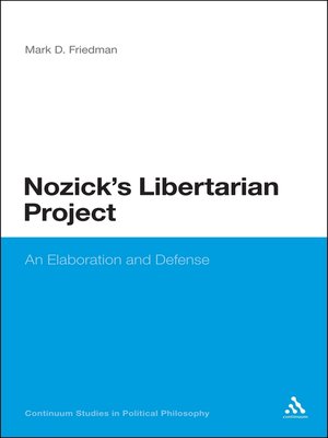 cover image of Nozick's Libertarian Project